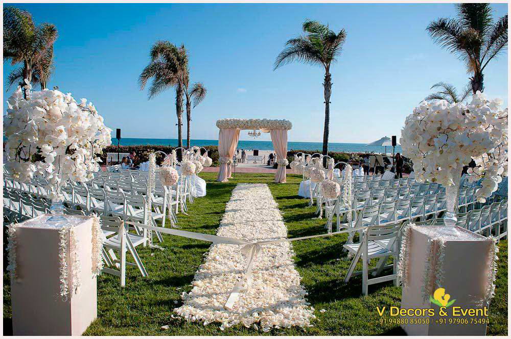 Beach Wedding Planners in Pondicherry,Beach Wedding decorations in Pondicherry